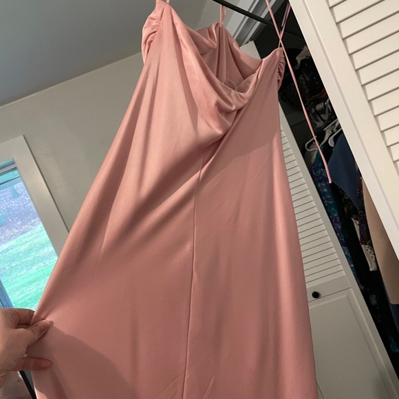 Reformation Pink Silk Slip Dress - Picture 5 of 6